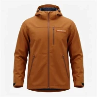 Jaket Luaran Bertudung Kanvas Vintage