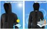 Men's Rain Jacket Windbreaker Waterproof Lightweight Packable Hooded Zippered Outdoor Raincoat